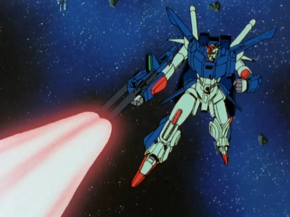 Full Armor ZZ Gundam from the Mobile Suit Gundam ZZ series. 