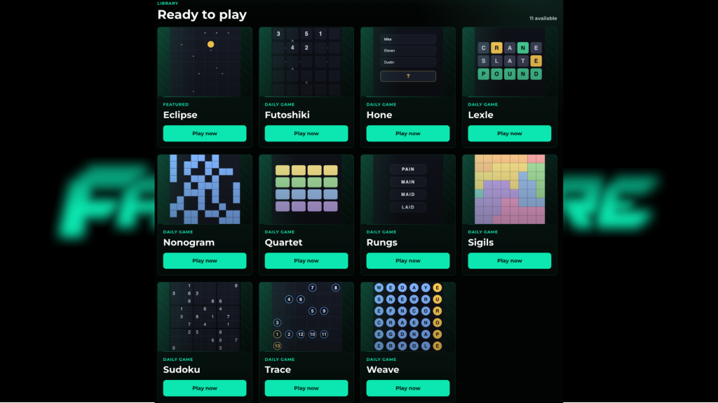A look at all 11 FandomWire Play Games