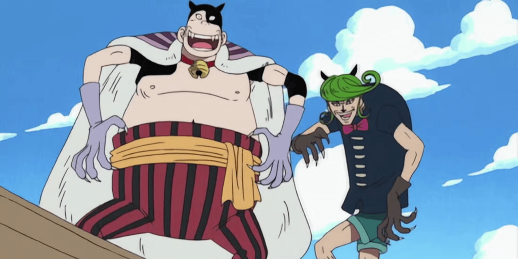a still from the one piece anime series