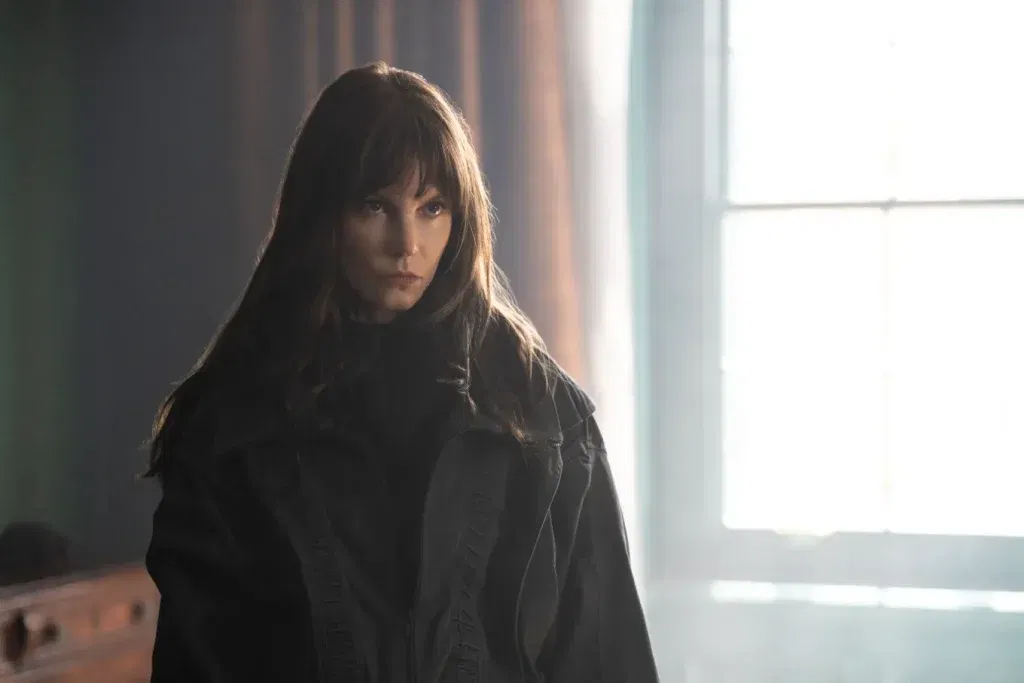 Sylvia Hoeks as Ana/Redback in Ride or Die