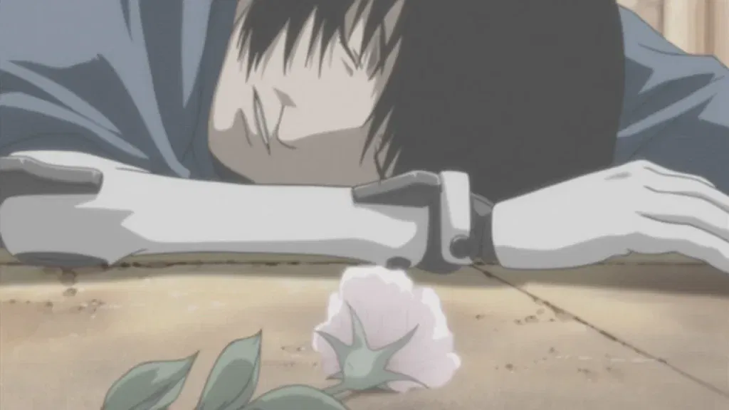 a still from the seinen anime series Texhnolyze