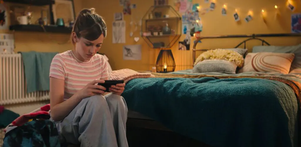 princess sitting in her room in apple tv+'s trying season 4