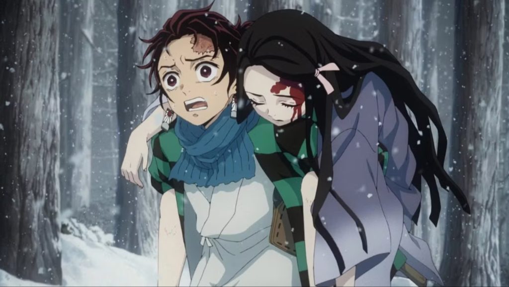 a still from the demon slayer anime series