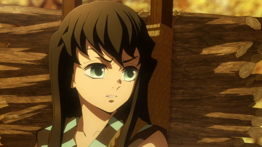a still from the demon slayer anime series
