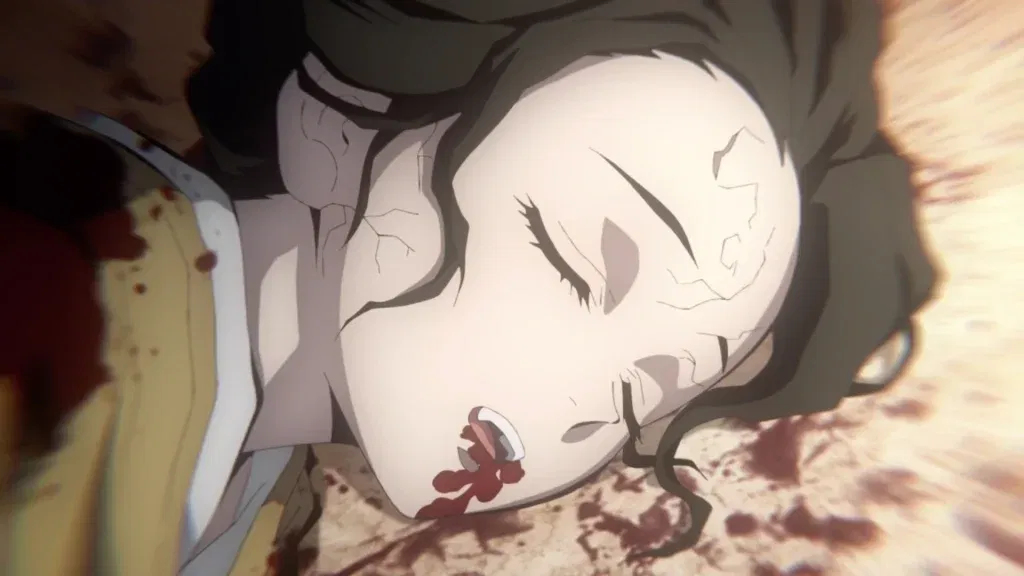 a still from the demon slayer anime