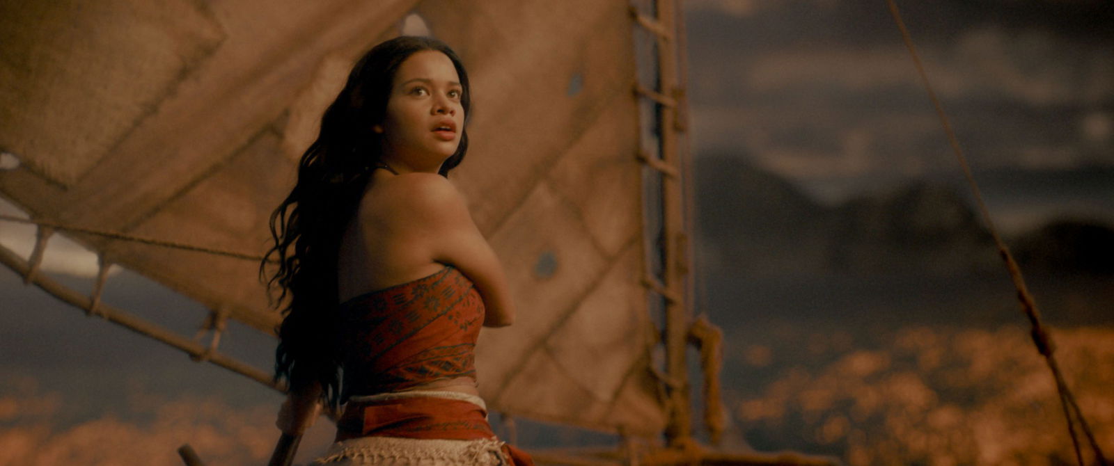 Catherine Laga'aia as Moana in Disney's live-action MOANA. Photo courtesy of Disney. © 2026 Disney Enterprises, Inc. All Rights Reserved.