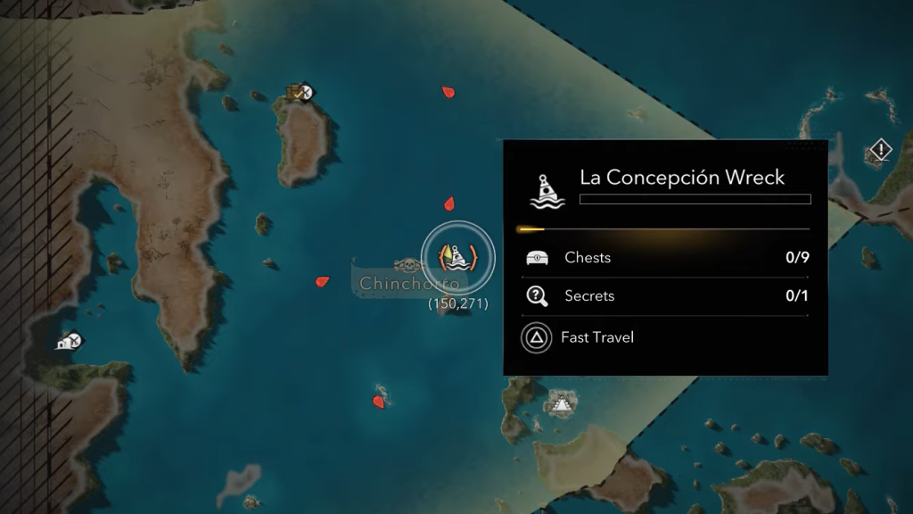 La Concepción Wreck Diving Bell location in Assassin's Creed Black Flag Resynced.