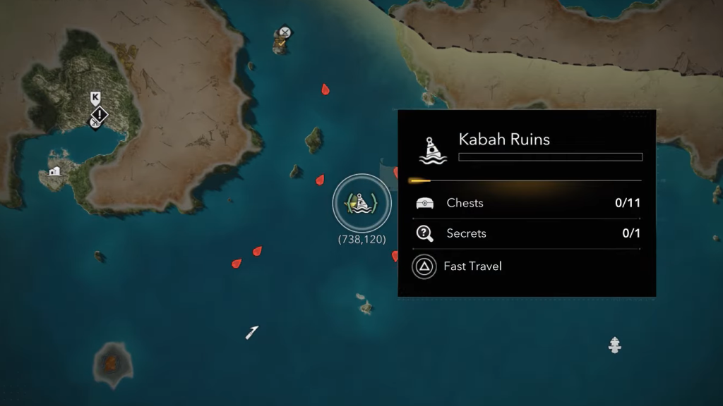 Kabah Ruins Diving Bell location in Assassin's Creed Black Flag Resynced.