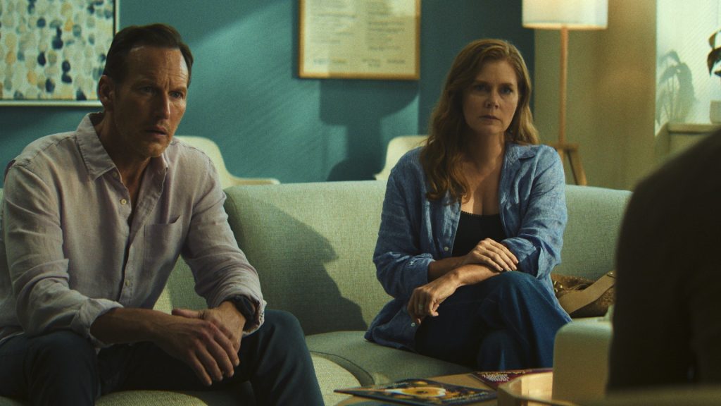 Cape Fear Episode 7 Ending Explained: Who Is Crystal Cady and Why Does She Matter? 8 Tom and Anna Bowden sit with Zack's therapist as they learn about the scopolamine found in their son's system in Cape Fear Episode 7.
