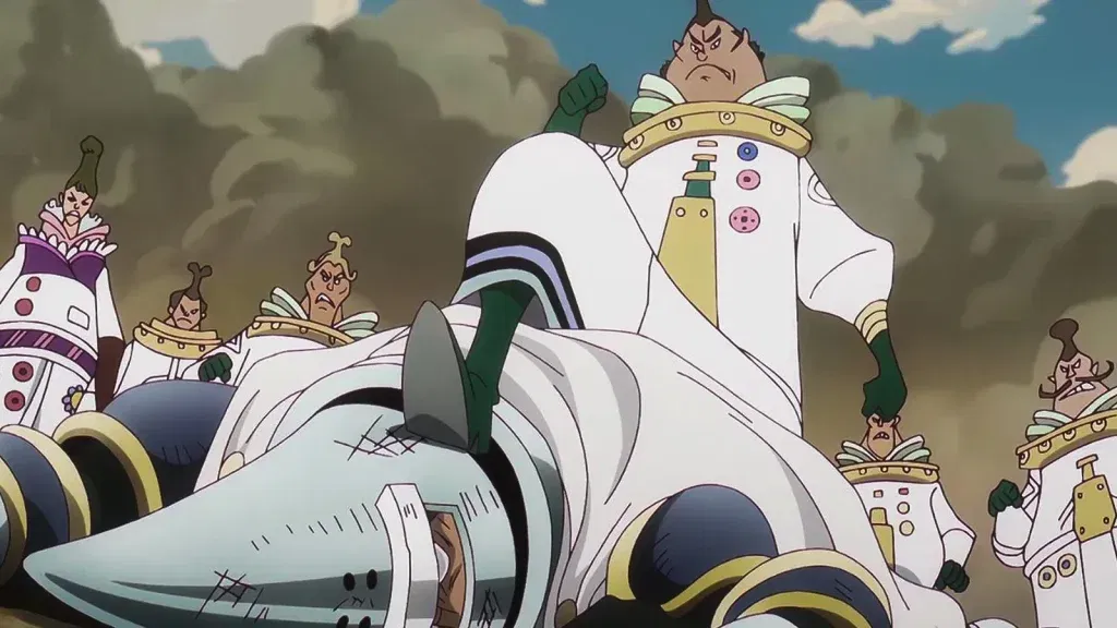 a still from the one piece anime series
