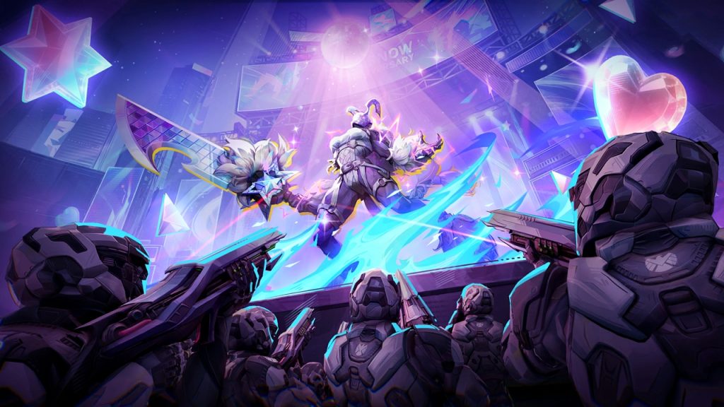 Marvel Rivals MVP animation screen showcasing Duelist hero Magik.
