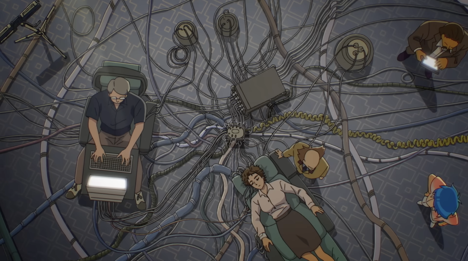 Hình ảnh này được lấy từ bộ phim hoạt hình chuyển thể năm 2026 của series The Ghost in the Shell do Science SARU sản xuất.