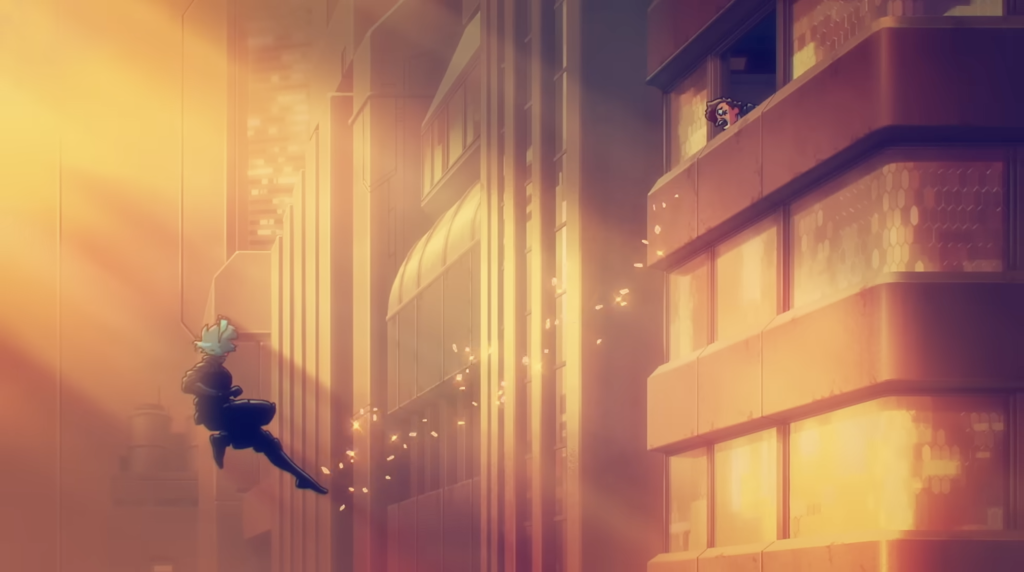 This is a scene from the 2026 TV anime adaptation titled The Ghost in the Shell.