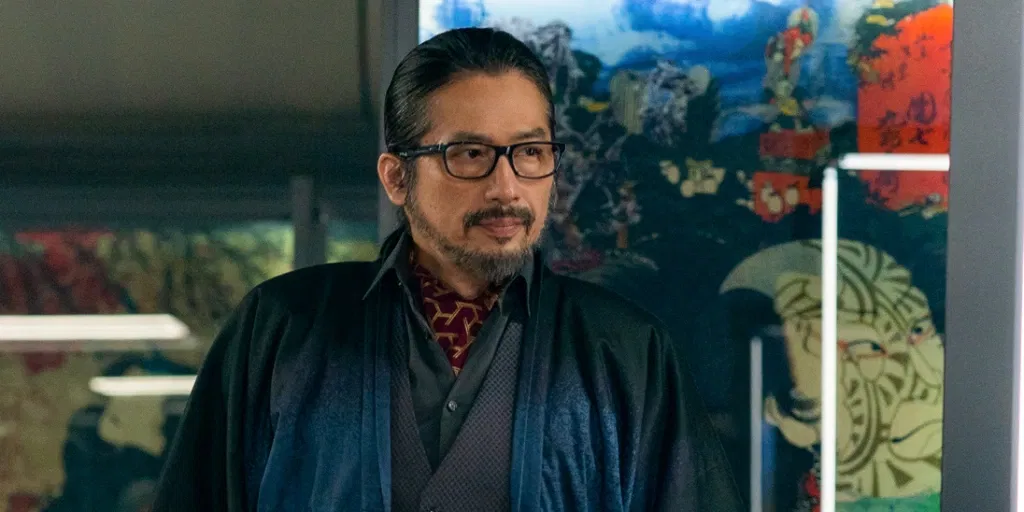 Sanada plays Koji, the manager of the Osaka Continental Hotel and an old friend of John Wick.