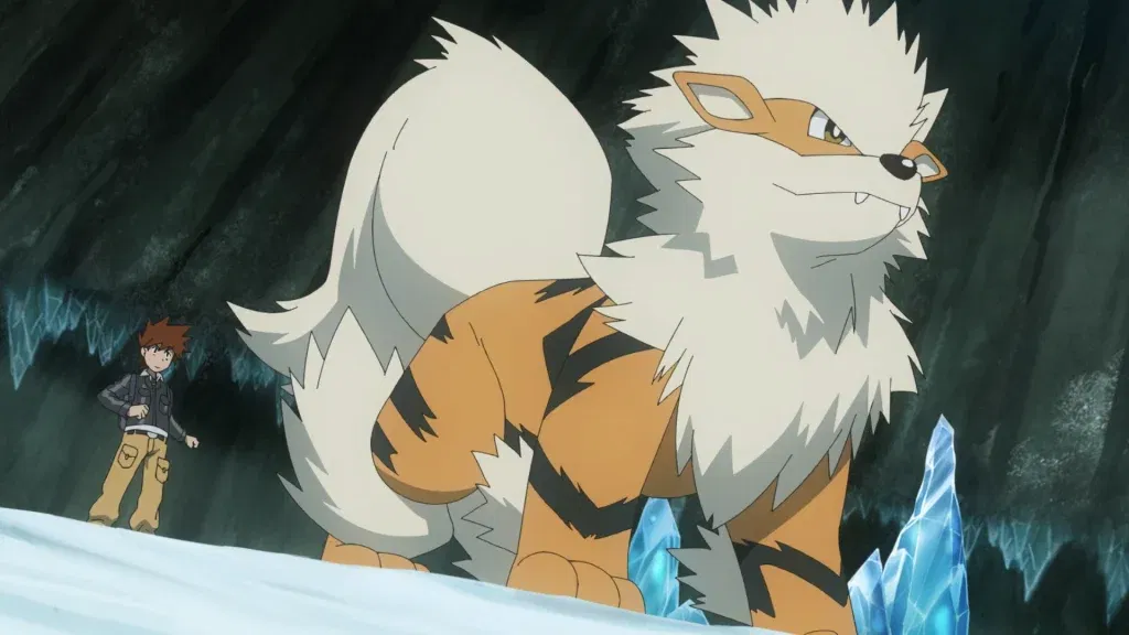 a still from the Pokémon anime series