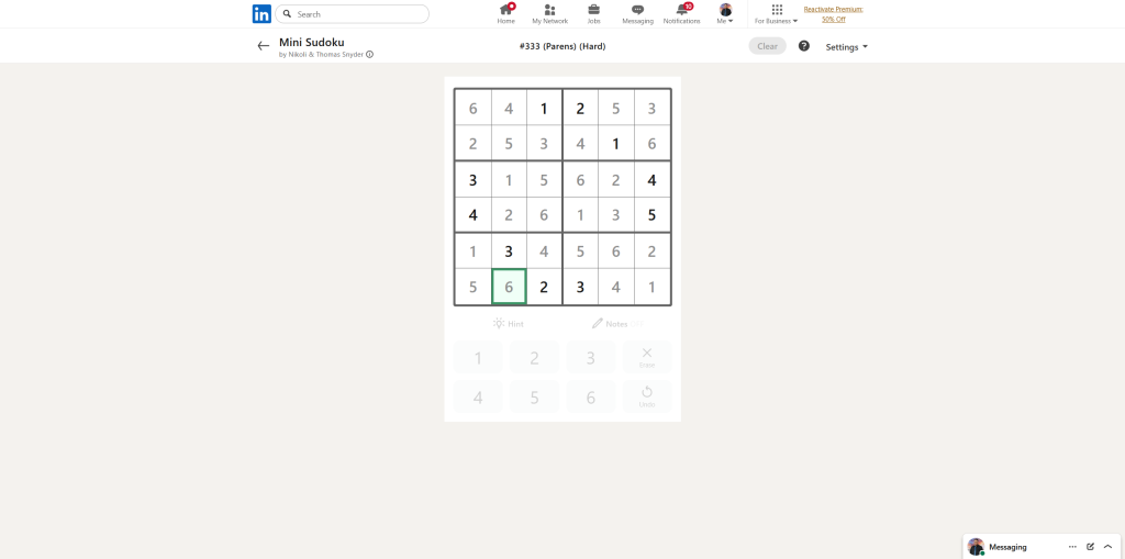 All LinkedIn Games Solutions for Today (July 10, 2026) 24 A screenshot of the daily LinkedIn Games puzzle.