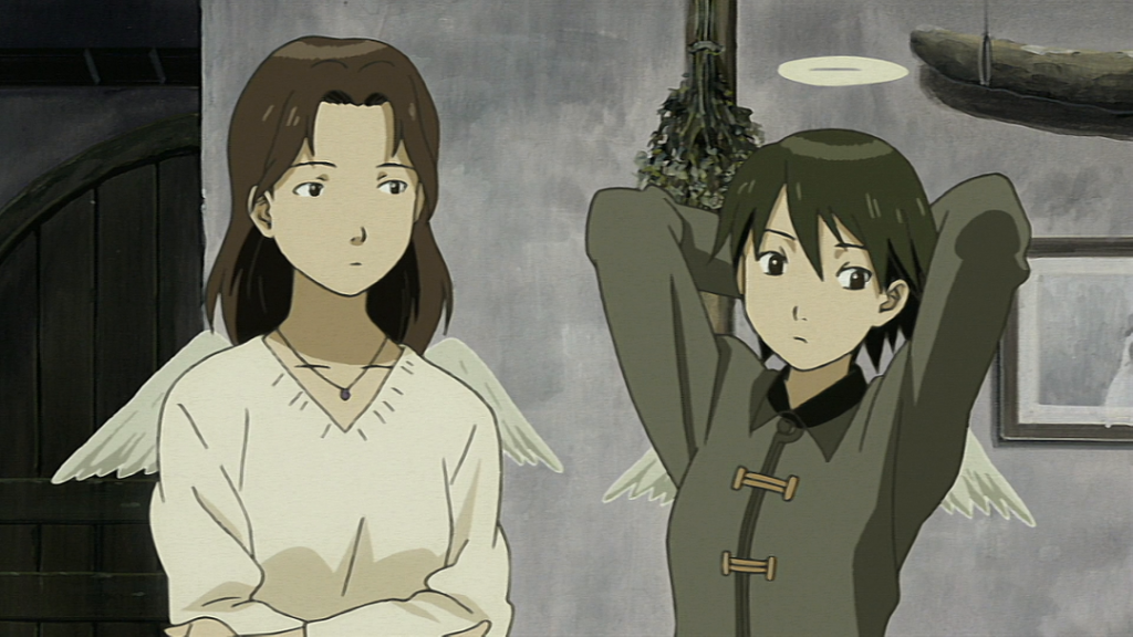 a still from the haibane renmei anime series