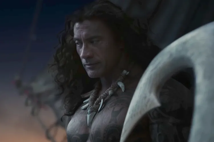 dwayne johnson as maui in moana live action