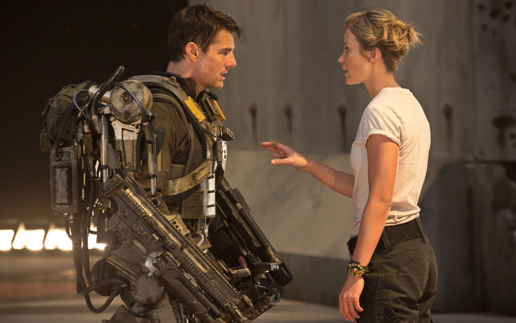 Tom Cruise and Emily Blunt in the Hollywood movie adaptation of Edge of Tomorrow.