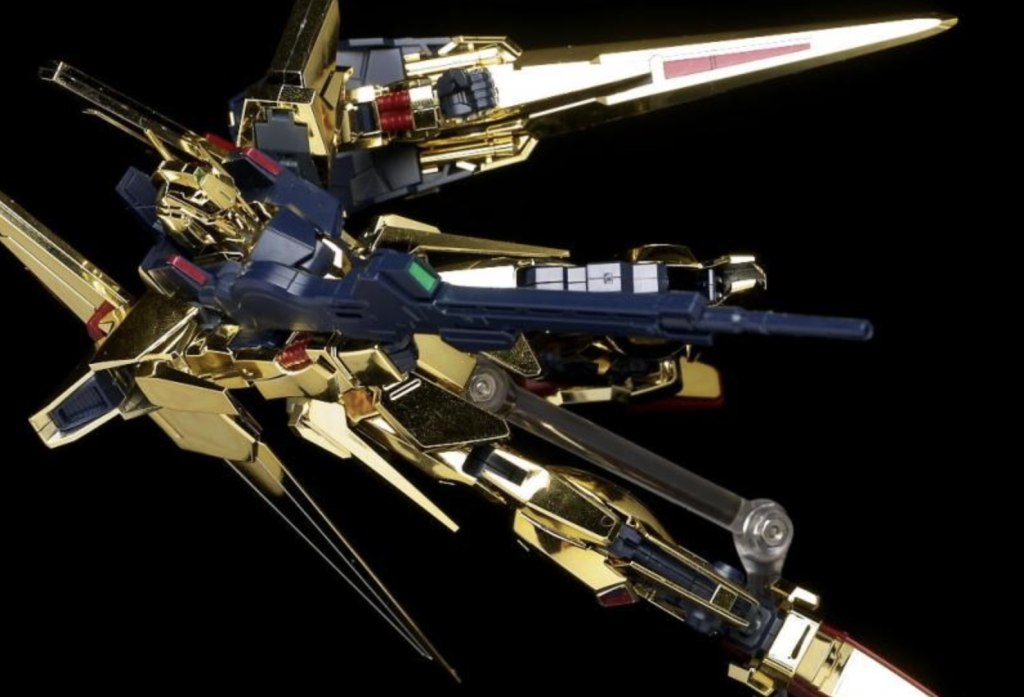 This image features MSN-001 Delta Gundam from Mobile Suit Gundam UC