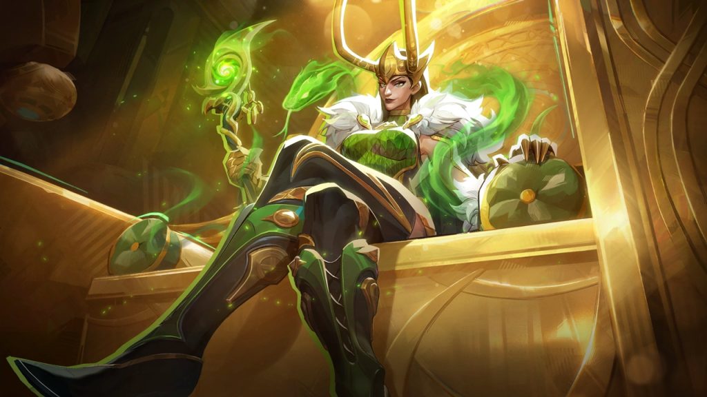 Marvel Rivals MVP animation screenshot featuring Strategist hero Loki.