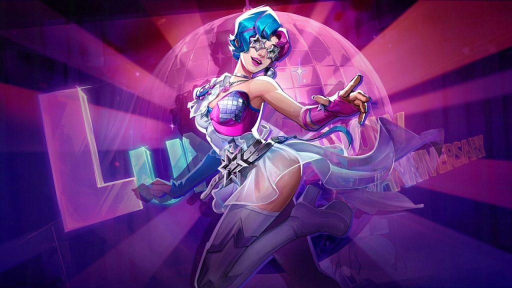 Marvel Rivals MVP animation screenshot featuring Strategist hero Luna Snow.