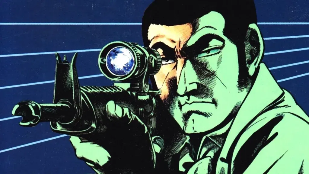Every Active Manga With 100 Million+ Copies in Circulation 9 a still from the golgo 13 manga