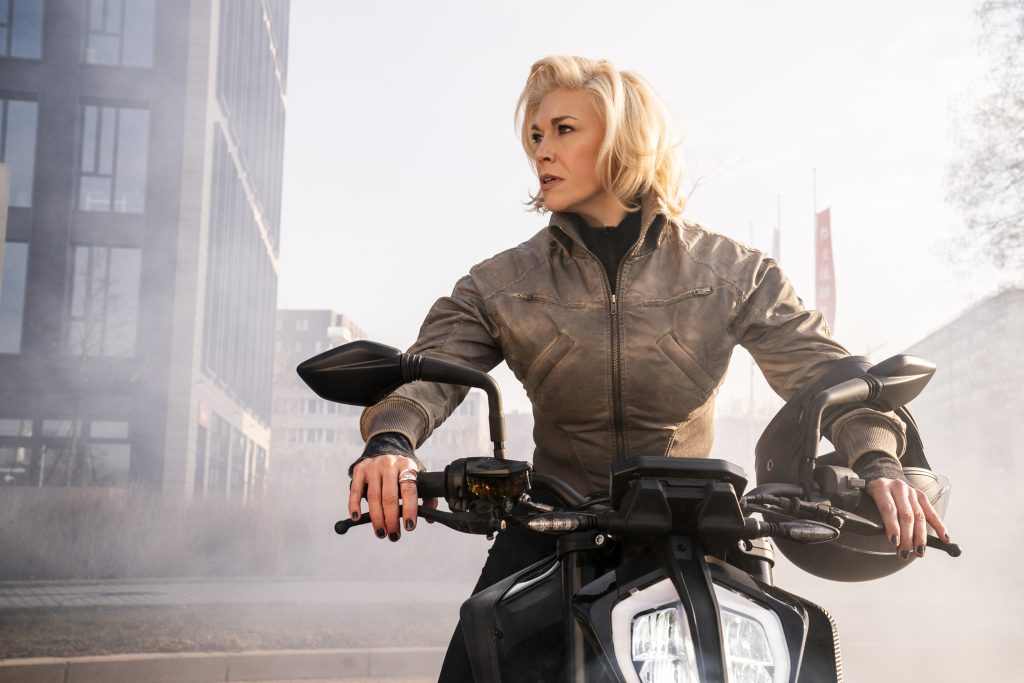 Waddingham and Spencer Lift Up a Standard Spy Tale 1 Hannah Waddingham in "Ride or Die” - Courtesy of Dušan Martinček/Prime
