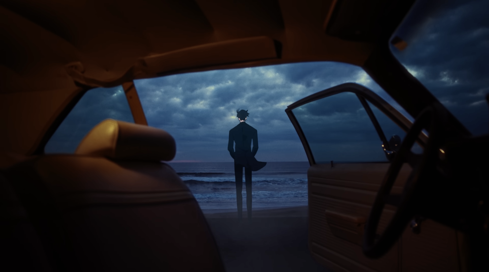  Beyond the System, an upcoming theatrical film continuation of the anime. The image features Sung Jinwoo standing on a beach.