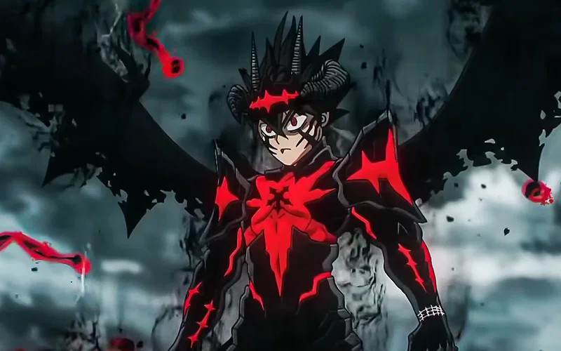 Asta biến hình thành quỷ trong Black Clover