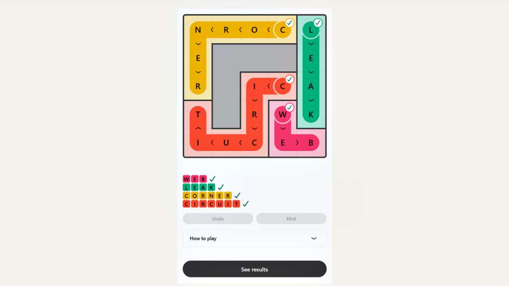 All LinkedIn Games Solutions for Today (July 14, 2026) 30 A screenshot of the LinkedIn Games Wends puzzle solution today.