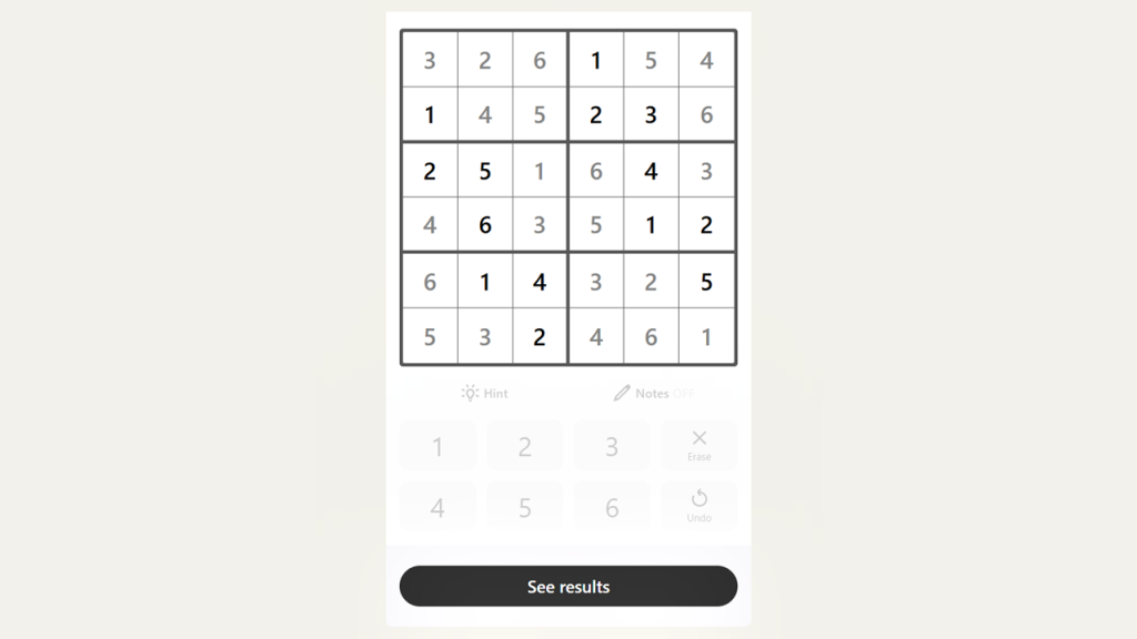 All LinkedIn Games Solutions for Today (July 14, 2026) 33 A screenshot of the LinkedIn Games Mini Sudoku solution today.
