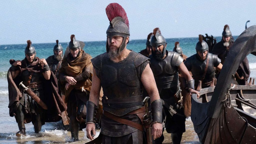 Matt Damon as Odysseus in the Odyssey