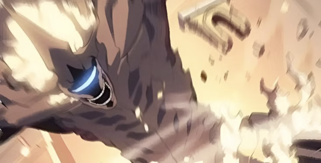 Solo Leveling: 5 Major Characters Who Were Discarded Too Early, Ranked 15 This scene is from the Solo Leveling manhwa. It depicts the National Level Hunter Christopher Reed using his "Spiritual Body Manifestation" ability.