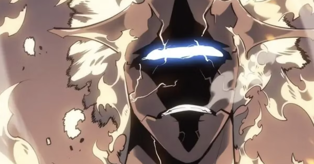 Solo Leveling: 5 Major Characters Who Were Discarded Too Early, Ranked 14 This image depicts Christopher Reed, a National Level Hunter from the series Solo Leveling, activating his Spiritual Body Manifestation.