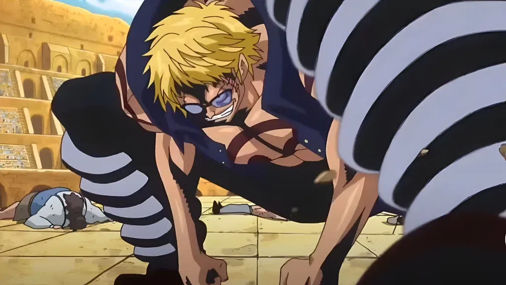 a still from the one piece anime series