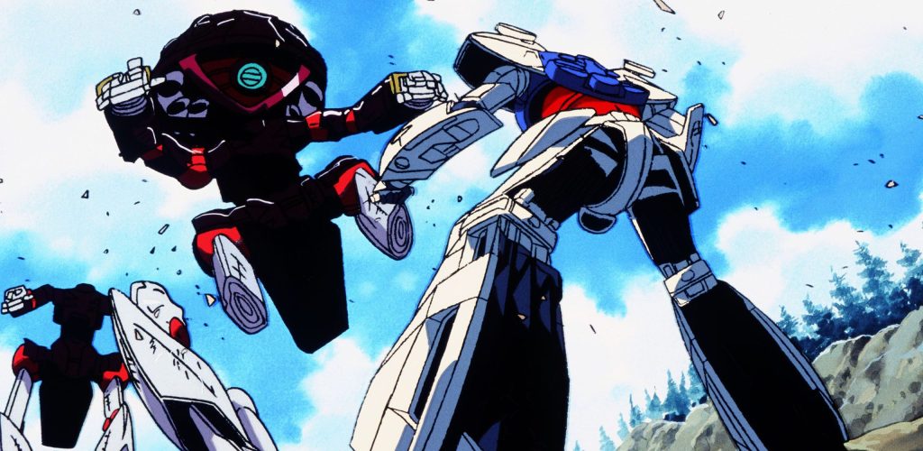 a still from the gundam anime movie