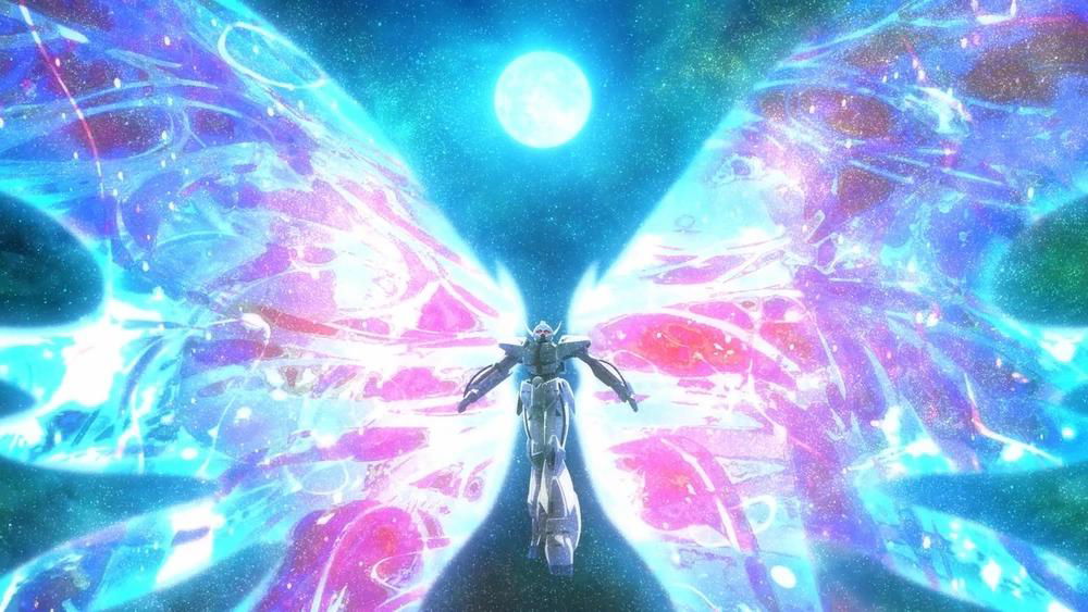 a still from the gundam anime