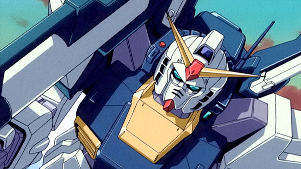 a still from the gundam anime