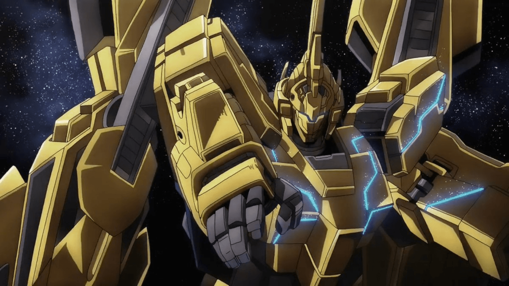 a still from the gundam anime series