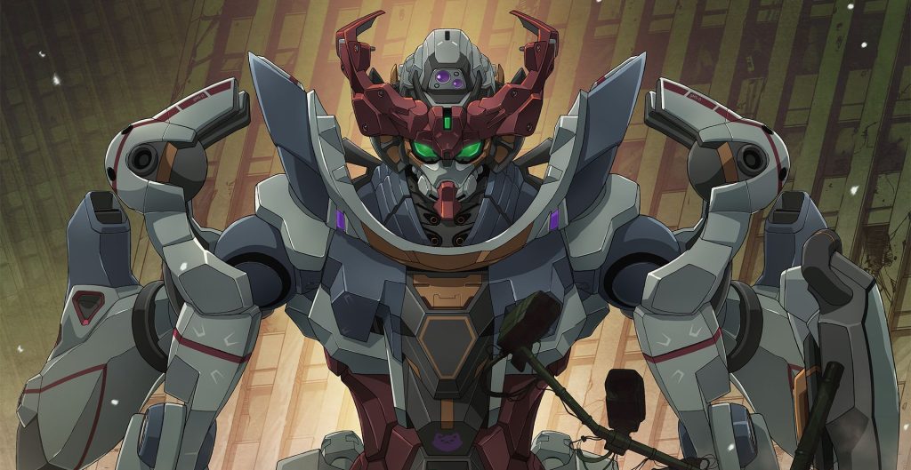 a still from the gundam anime series