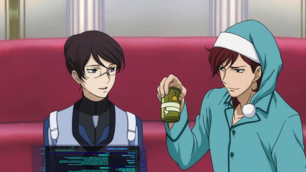 a still from the gundam anime series