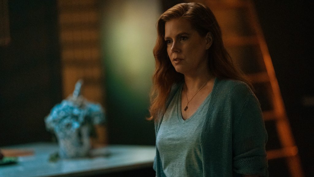 Cape Fear Episode 8 Ending Explained: Did Natalie Pull the Trigger on Max Cady? 6 Anna Bowden looks off with a troubled expression in a dimly lit room in Cape Fear.