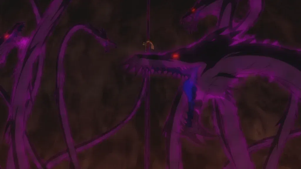 A still from the naruto anime movie