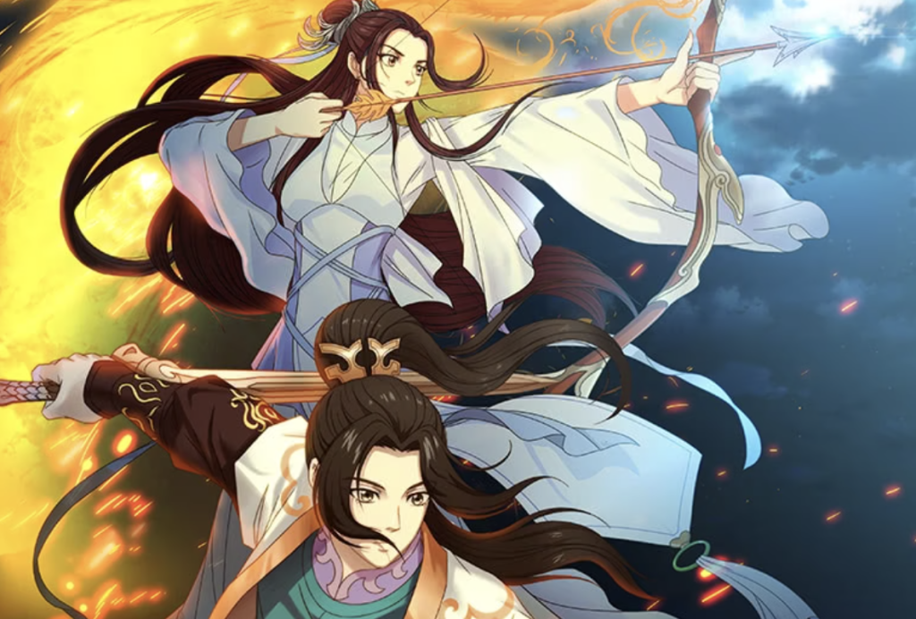 7 Best Websites Where You Can Legally Watch Donghua for Free 15 This image features characters from the Chinese animated series Fighter of the Destiny, also known as Ze Tian Ji.