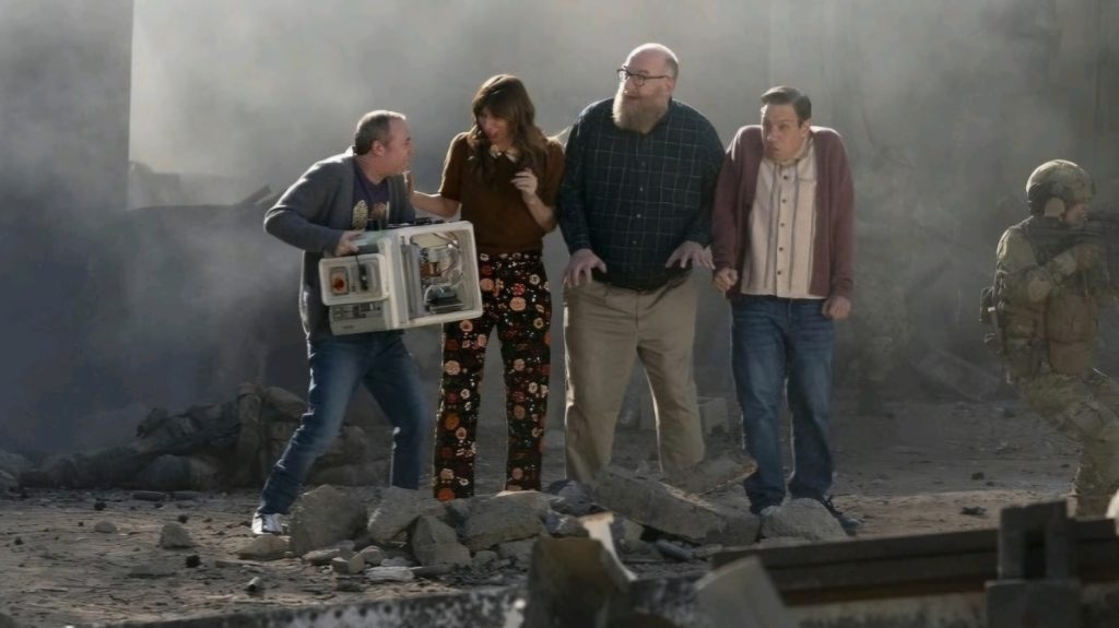 Kevin Sussman, Brian Posehn, Lauren Lapkus, and John Ross Bowie
