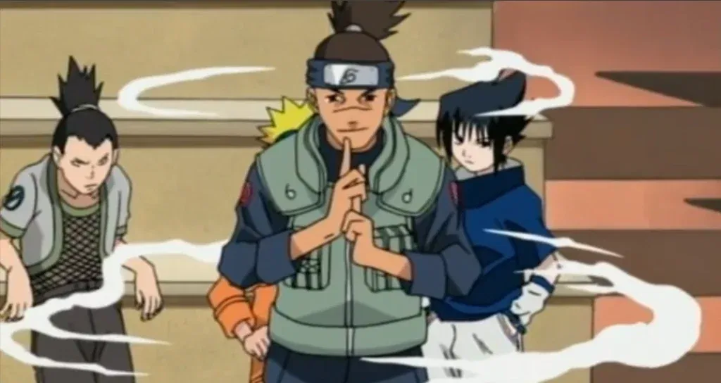 a still from the naruto anime series