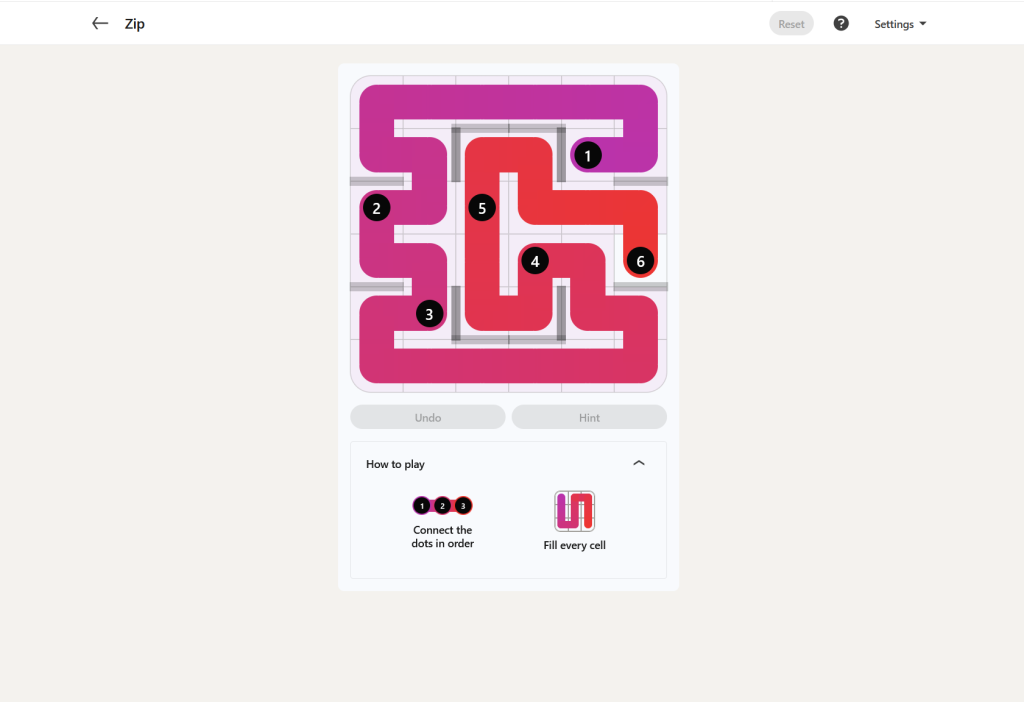 A screenshot of today's LinkedIn Games.