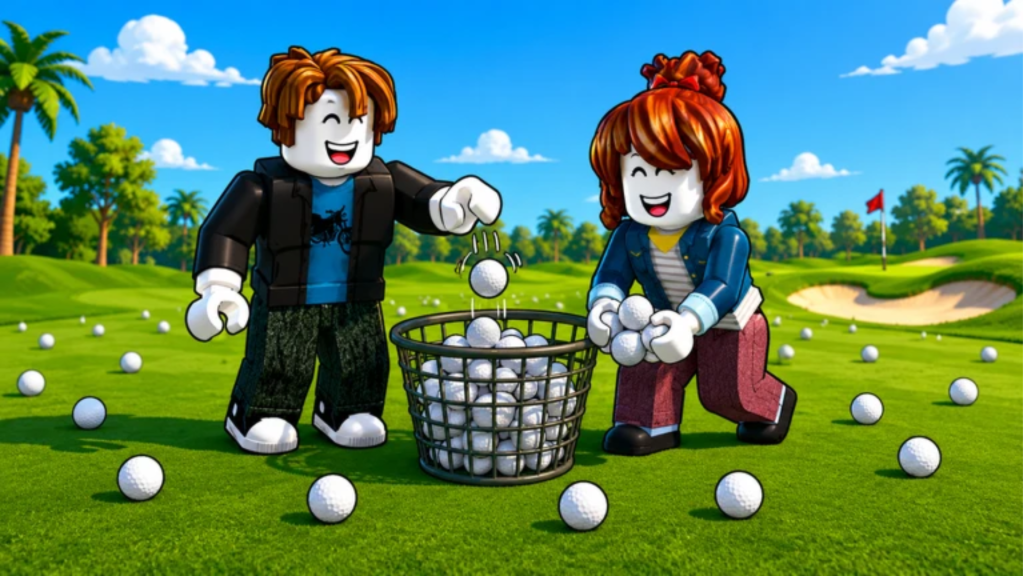 Screengrab from Clean the Golf Yard