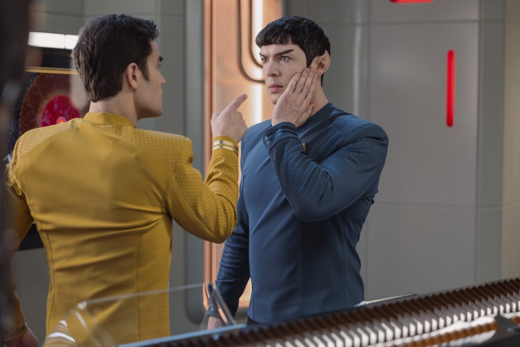  Strange New Worlds streaming on Paramount+. 